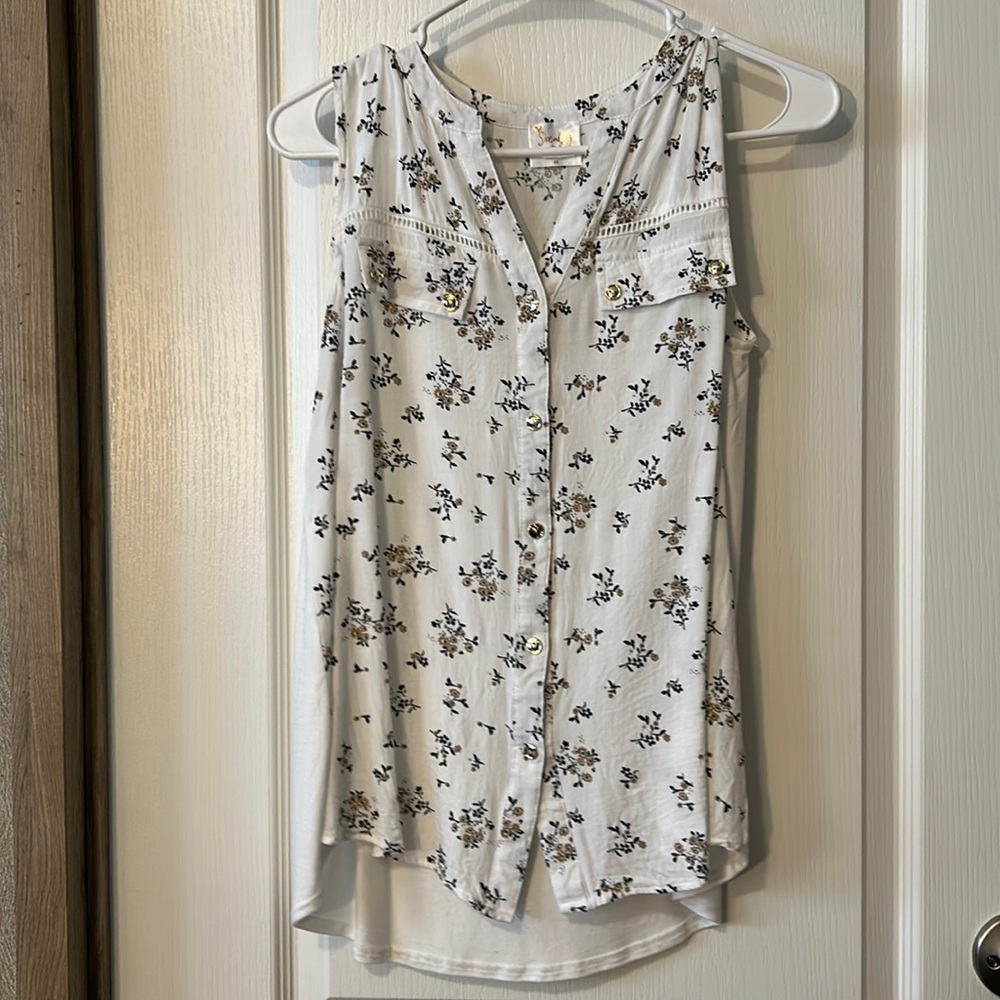 Maternity short sleeve blouse